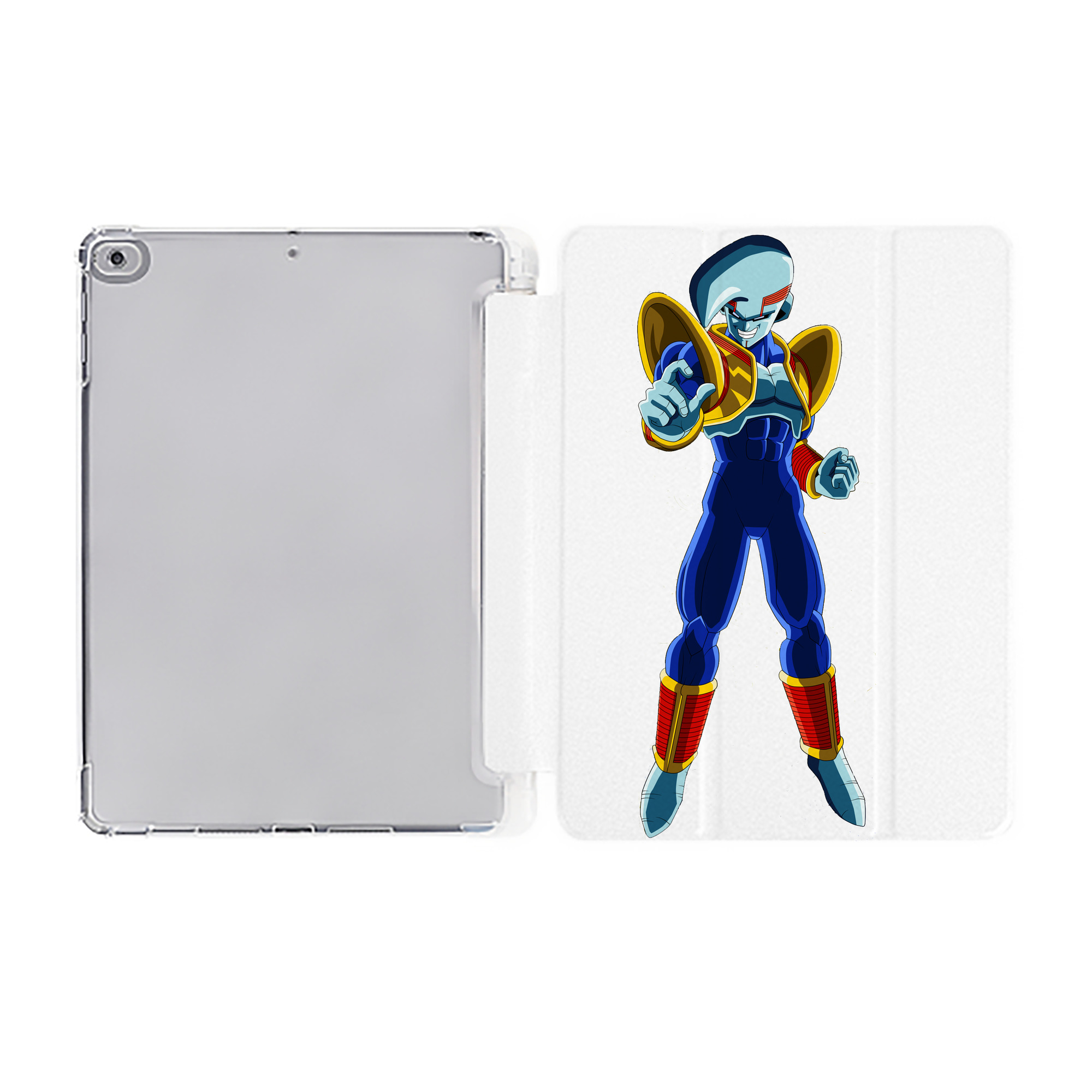 （画像用） ドラゴンボール DRAGON BALL IPad ケース ペン収納付き 三つ折りスタンド PUレザー×シリコン 対応機種9.5/10.5/10.9インチ